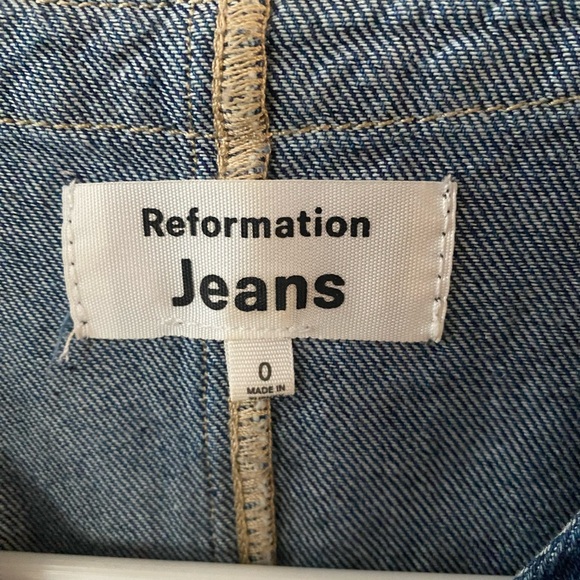 Reformation Tropez Mini Denim Dress - Picture 4 of 7